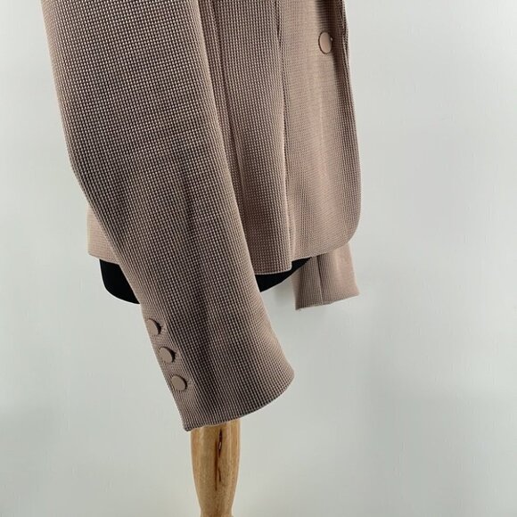 Marc Cain neutral Color beige blazer career event sz 8 - Picture 8 of 14